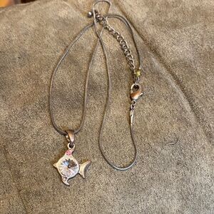 Elegant Fish Pendant Necklace